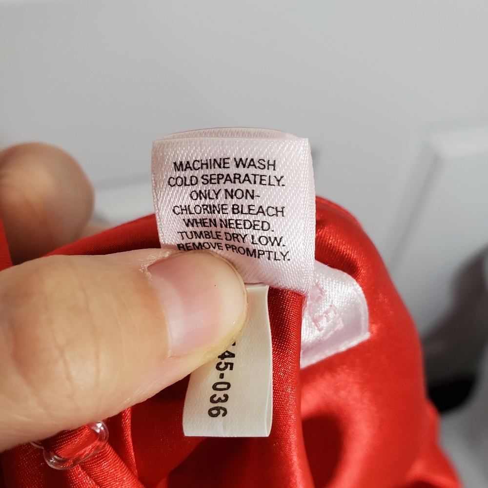 Victoria's Secret red babydoll negligee with bow - Picture 9 of 10